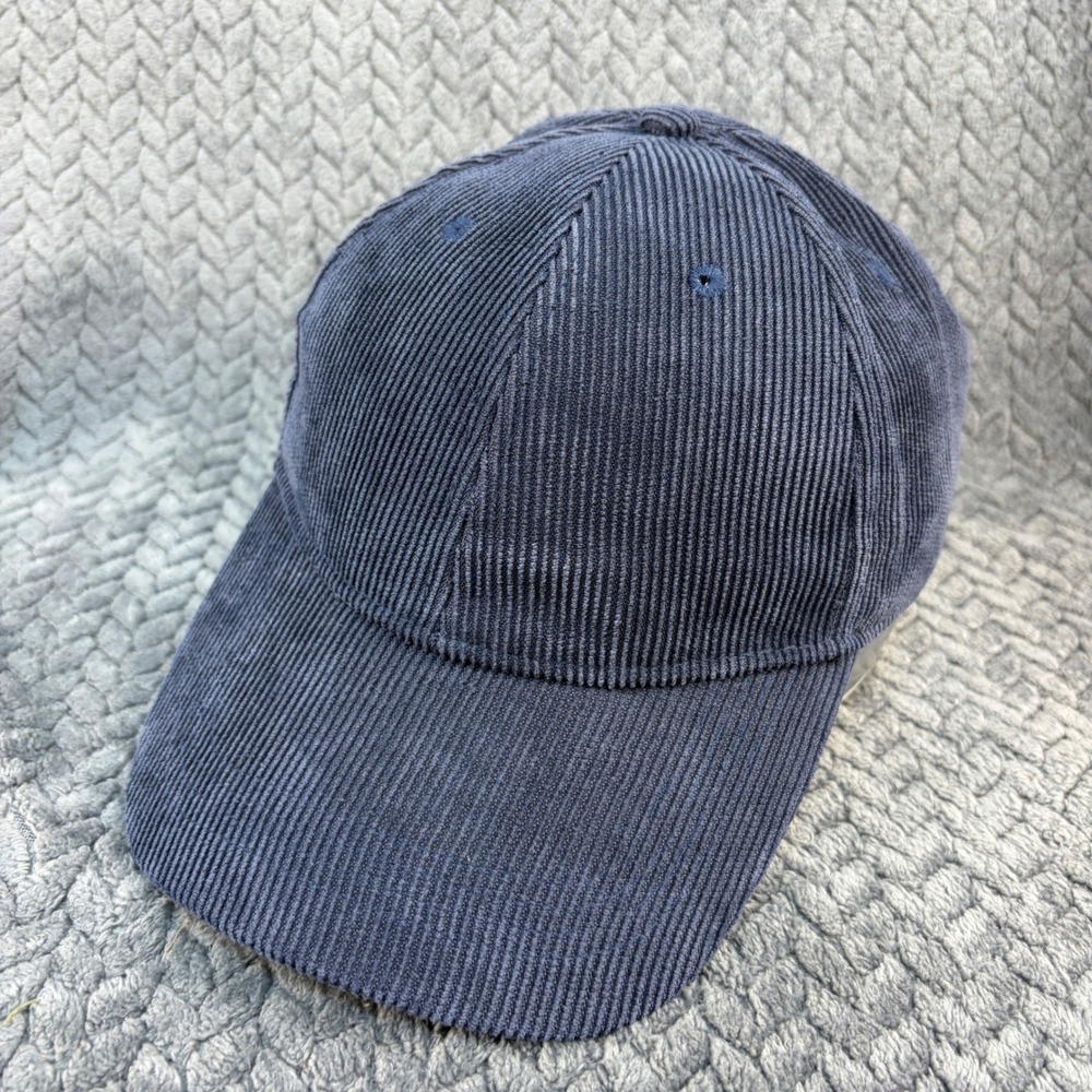 Old Navy Mens Navy Blue Corduroy Baseball Cap Adjustable Hat One Size